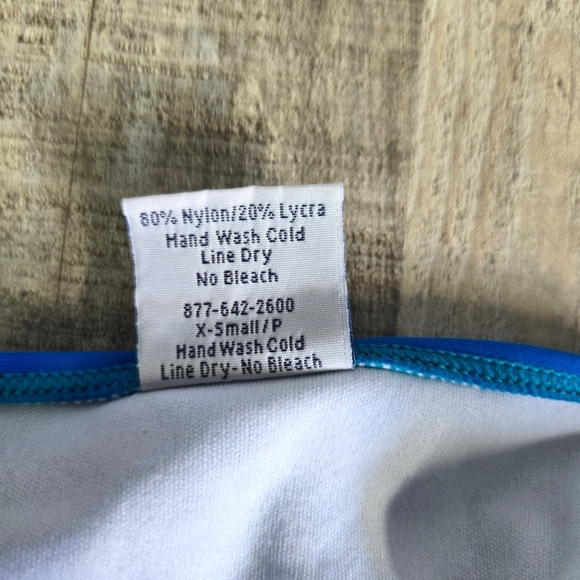 MODA STAR SWIM | Turquoise Halter Coconut Ring Bikini sz XS - Picture 8 of 12